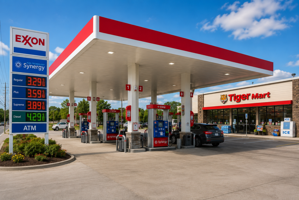 New Jersey retail gas station with attendant service